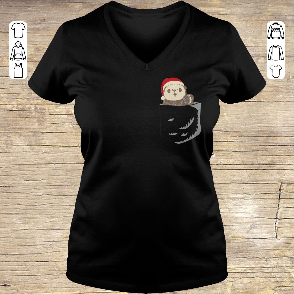 Awesome Pocket Ottermas shirt Ladies V-Neck