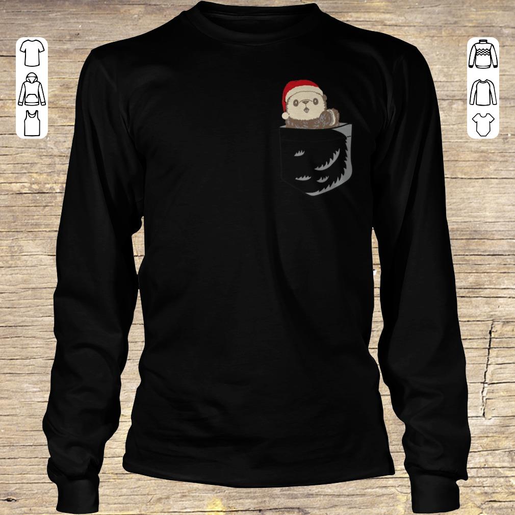 Awesome Pocket Ottermas shirt Longsleeve Tee Unisex
