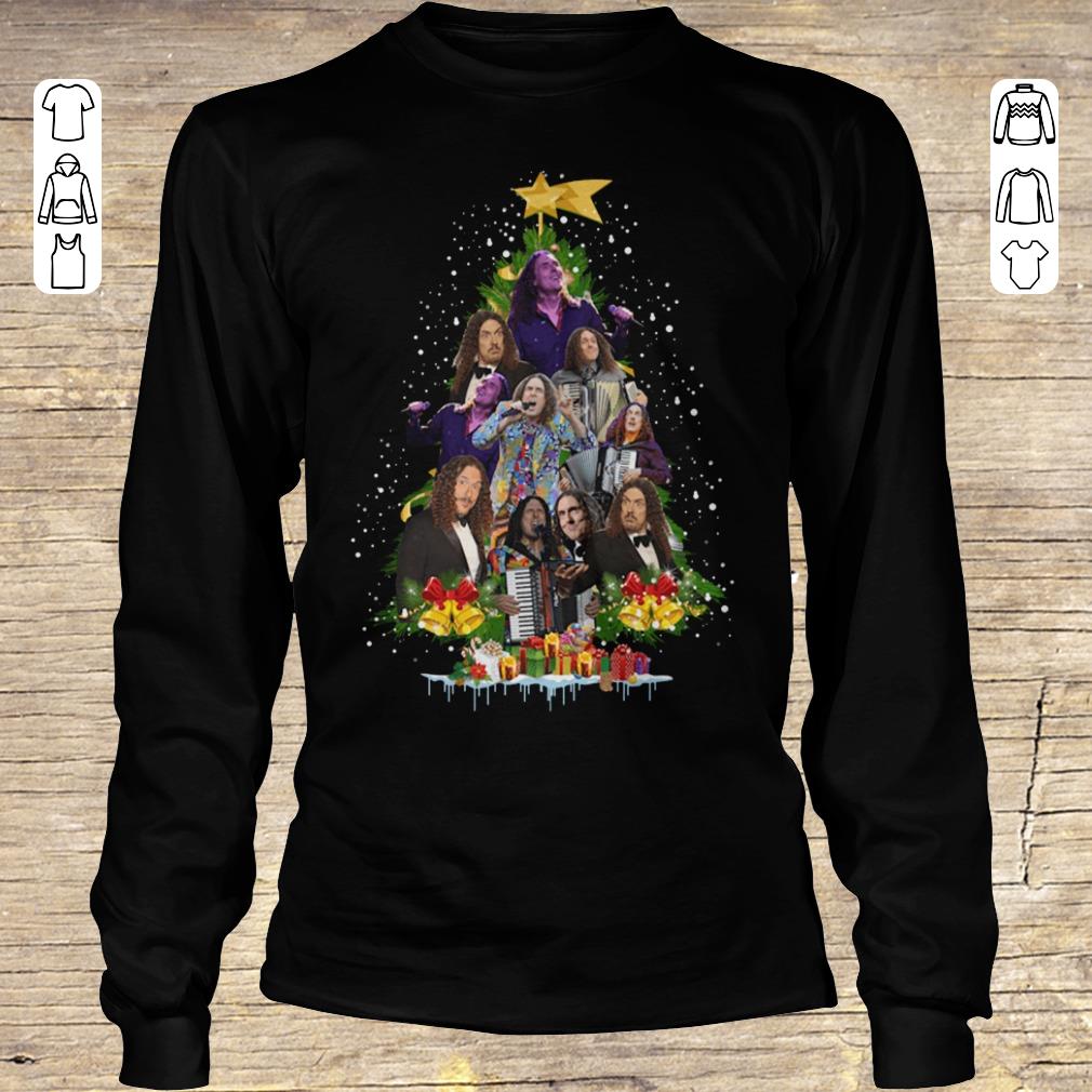 Awesome Weird Al Yankovic Christmas tree shirt Longsleeve Tee Unisex