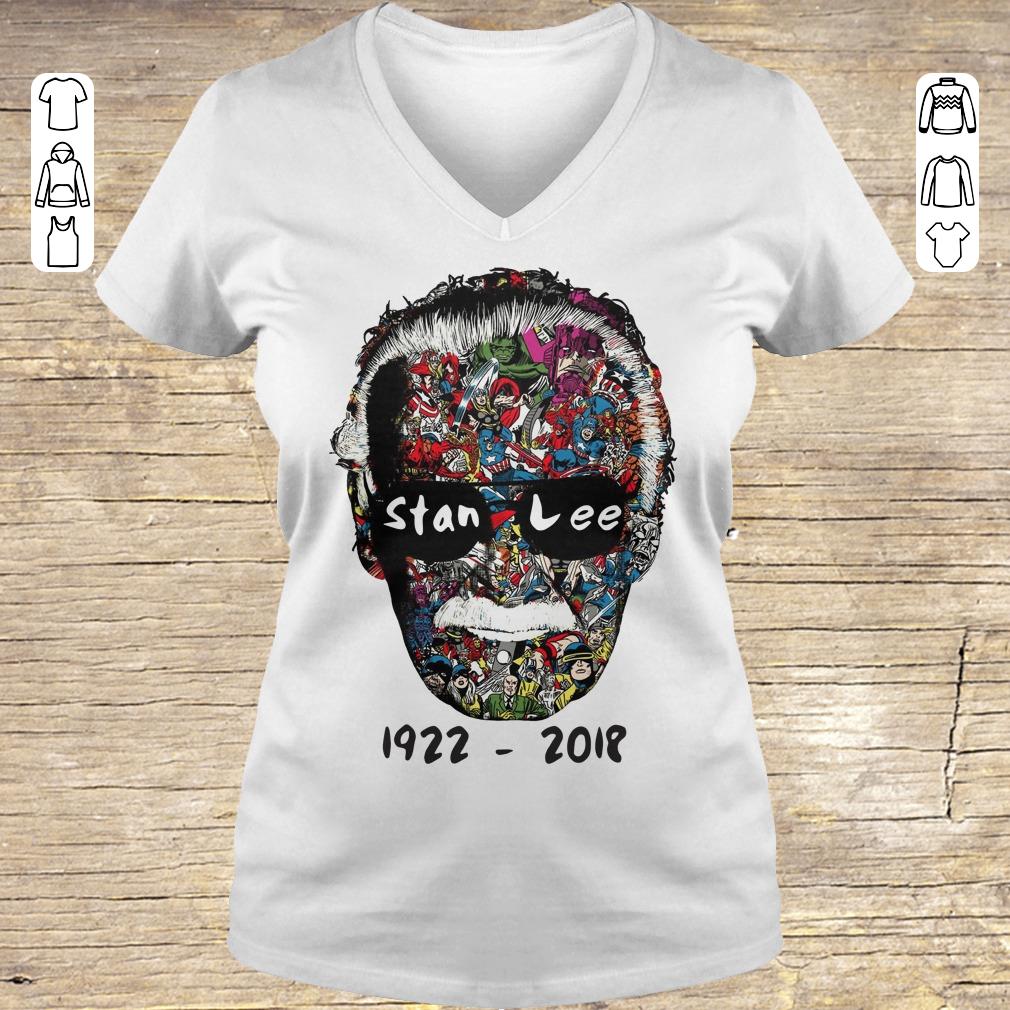 Funny Stan Lee 1922 - 2018 shirt sweater Ladies V-Neck