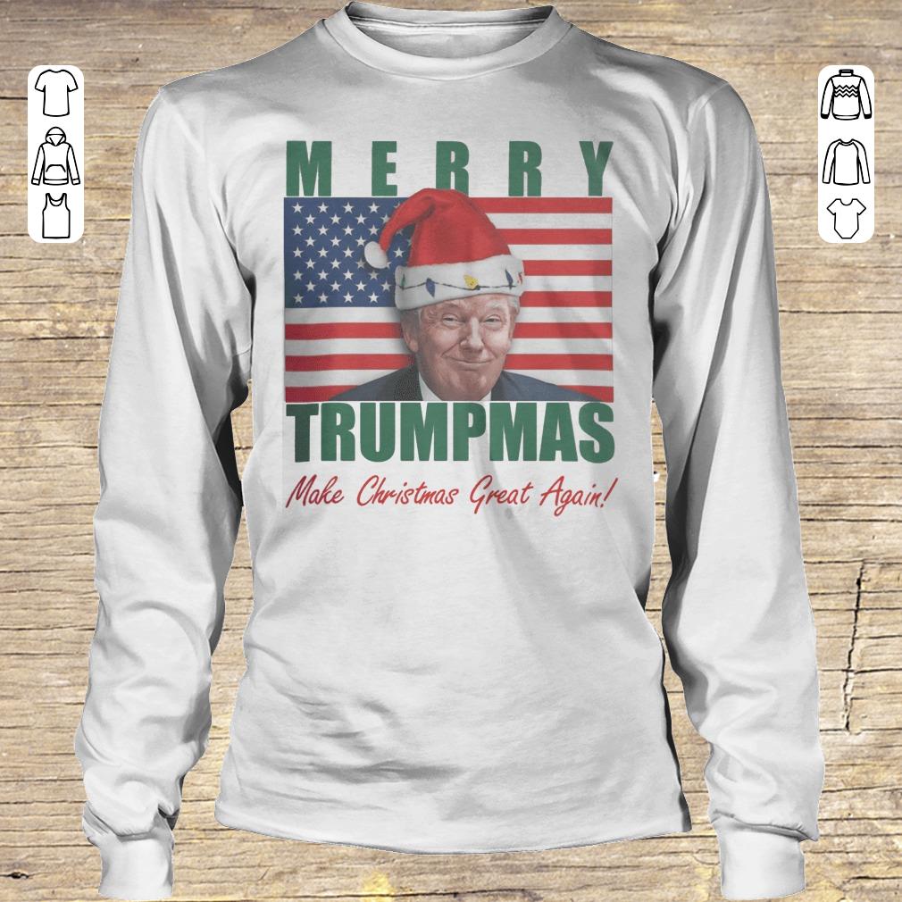 Hot Merry Trumpmas Make christmas great again shirt Longsleeve Tee Unisex