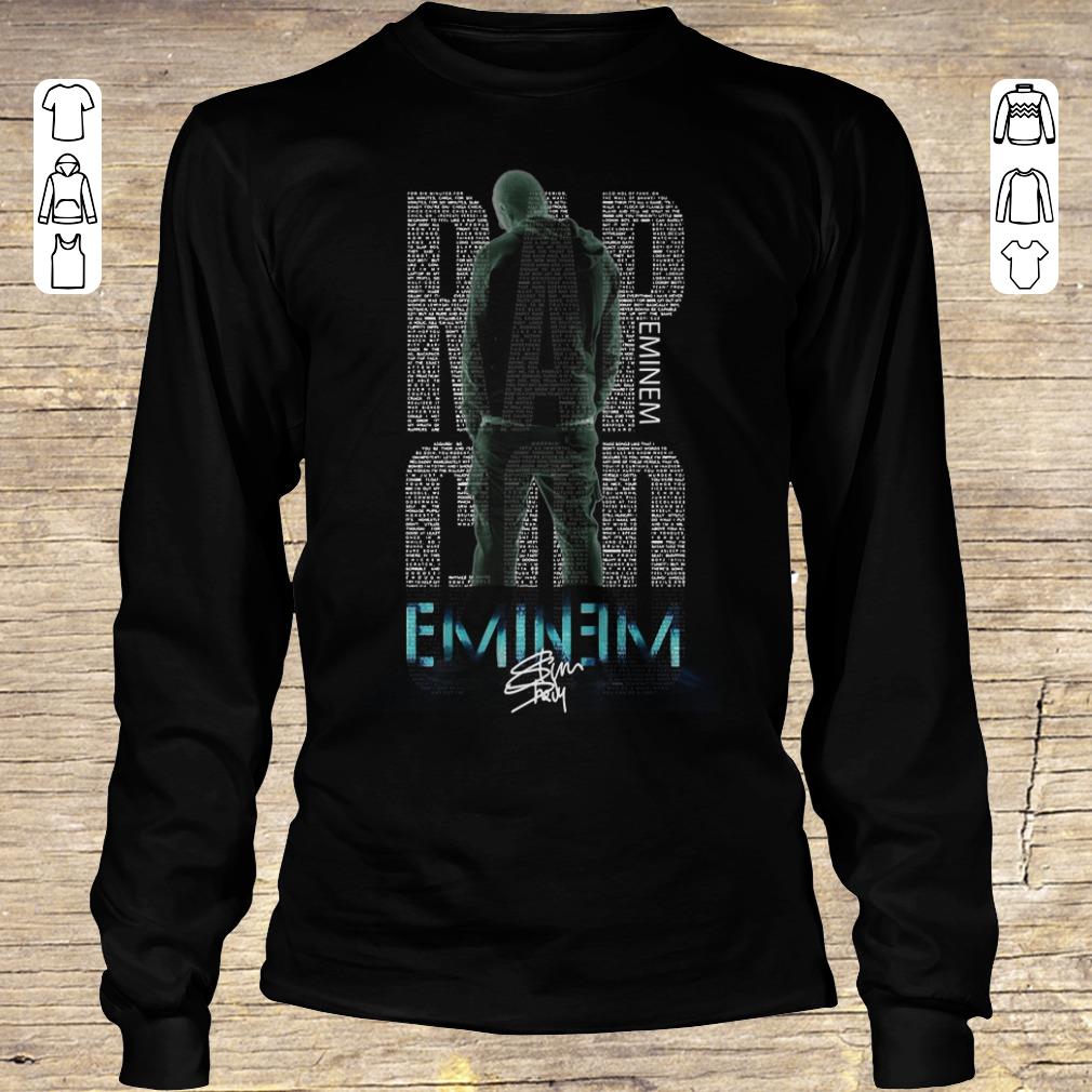 Hot Rap God Eminem shirt hoodie Longsleeve Tee Unisex
