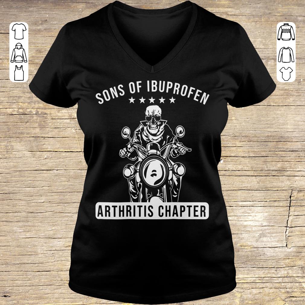 Hot Sons of ibuprofen arthritis chapter shirt sweater Ladies V-Neck