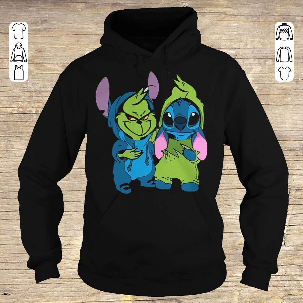 Hot Stitch and Grinch shirt Hoodie