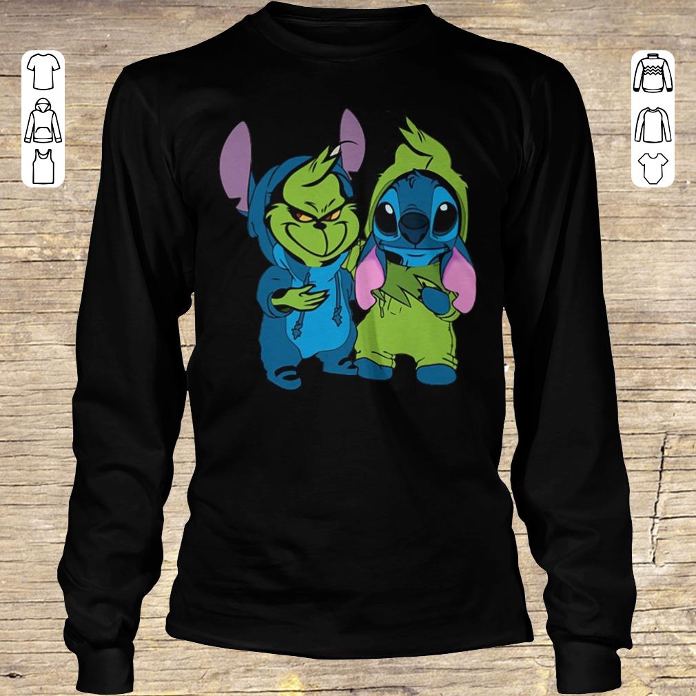 Hot Stitch and Grinch shirt Longsleeve Tee Unisex