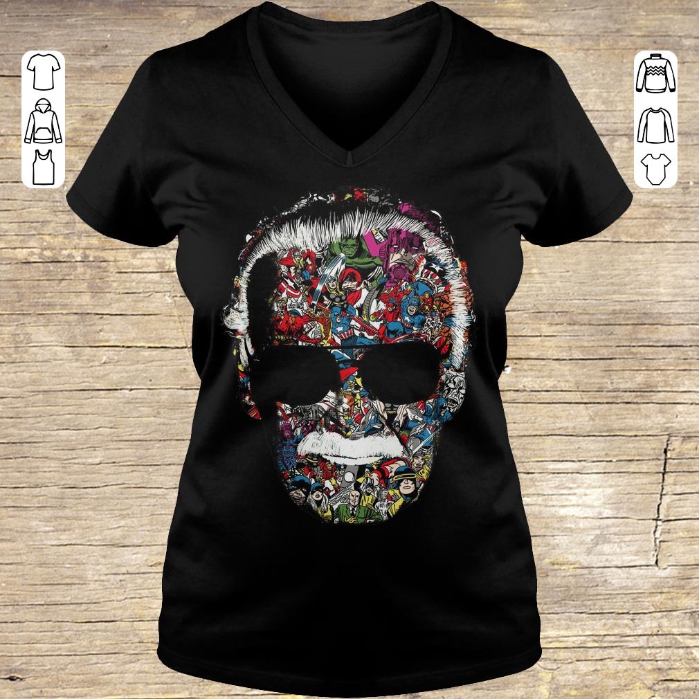 Official RIP Stan Lee shirt ladies t shirt Ladies V-Neck