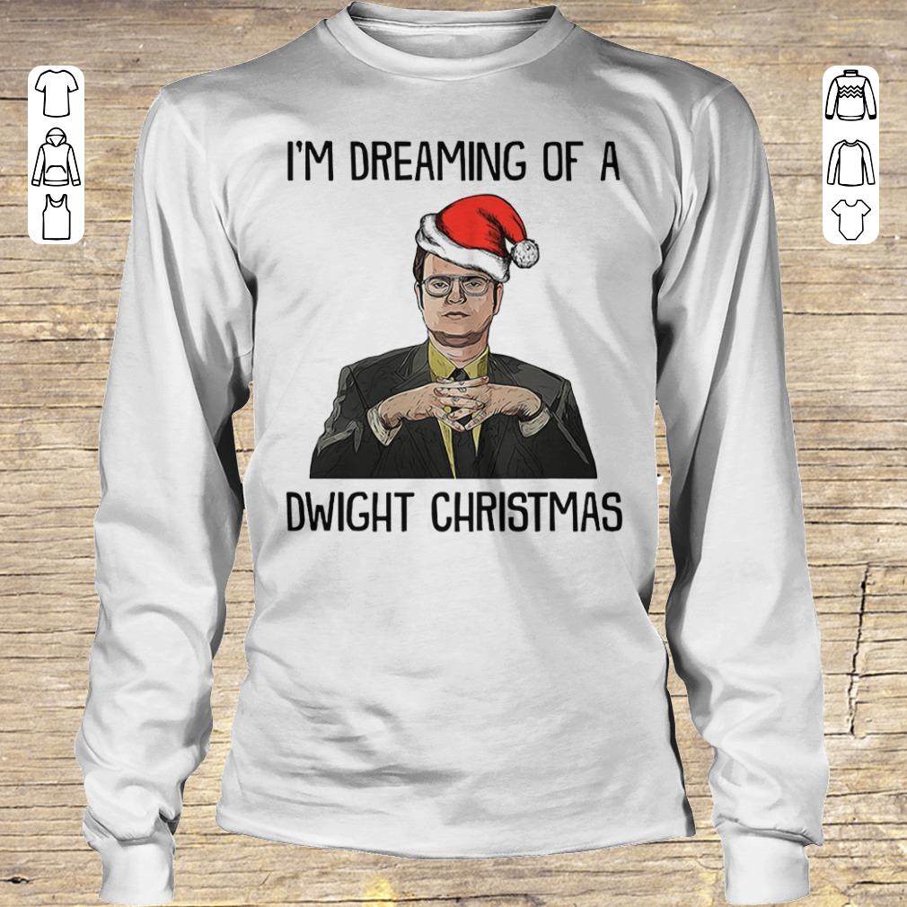 Official The Office I'm dreaming of a dwight christmas shirt sweater Longsleeve Tee Unisex