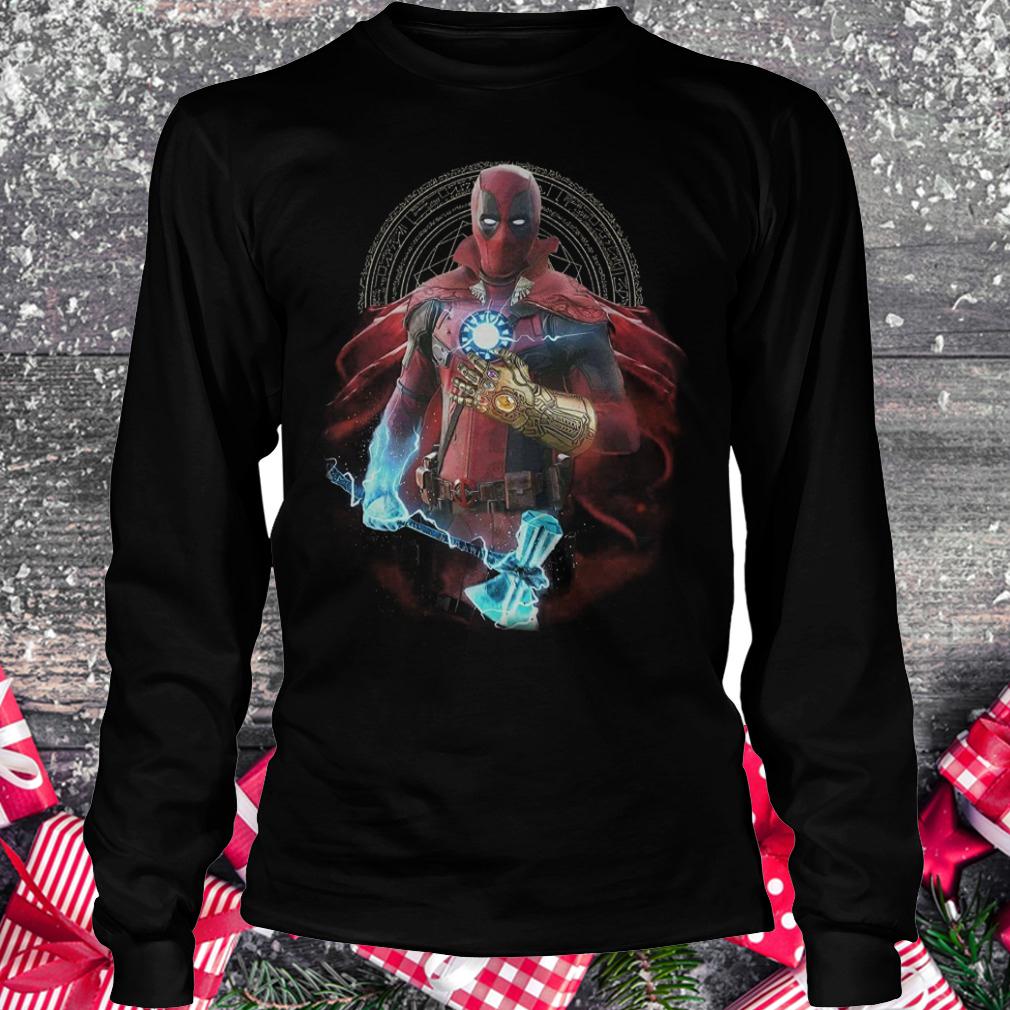 Original Avengers Infinity Deadpool Doctor Strange Iron Man Thanos Thor shirt Longsleeve Tee Unisex
