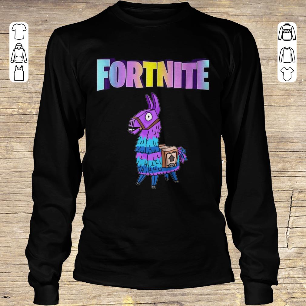 Original Fortnite Unicorn Llama shirt Longsleeve Tee Unisex