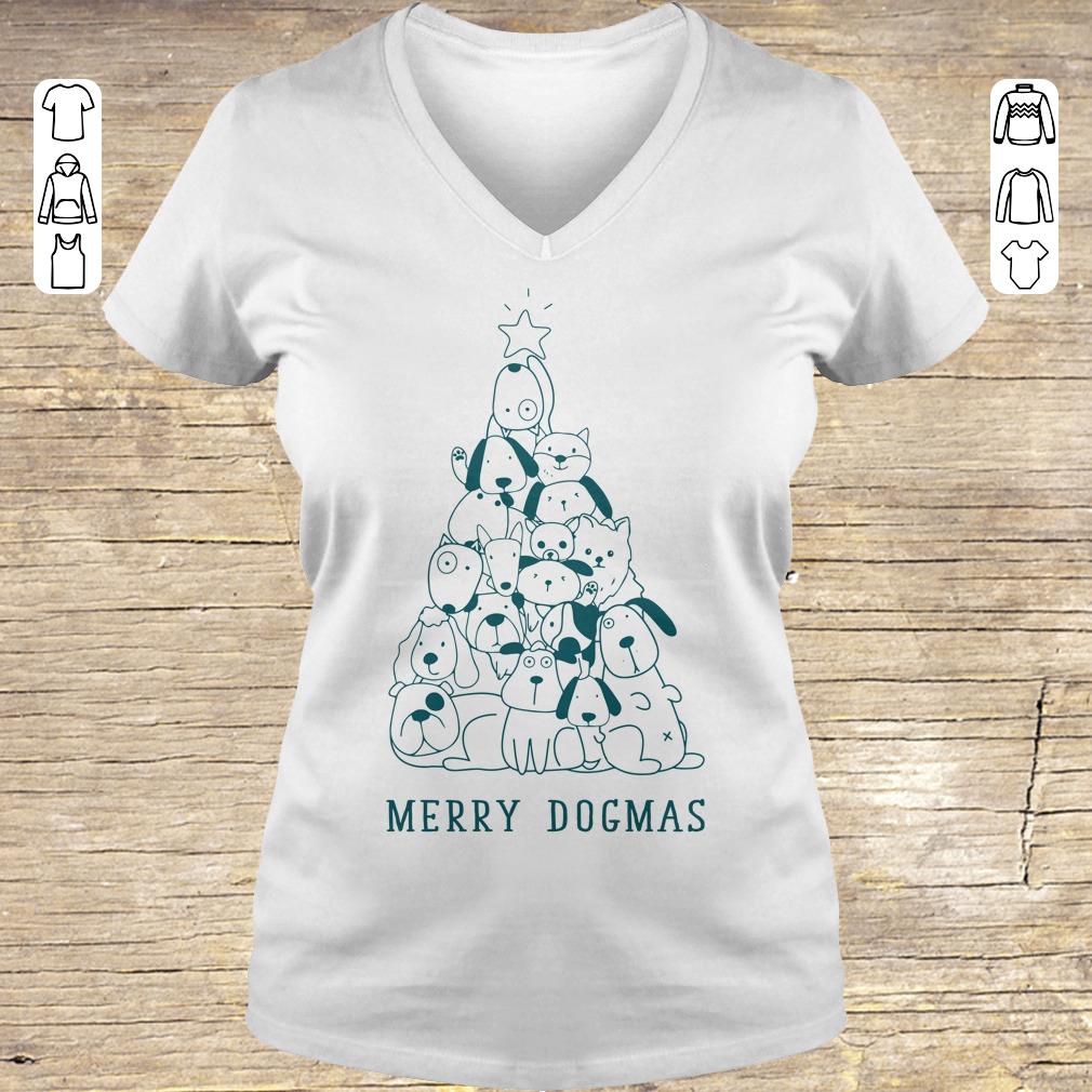 Original Merry Dogmas shirt hoodie Ladies V-Neck