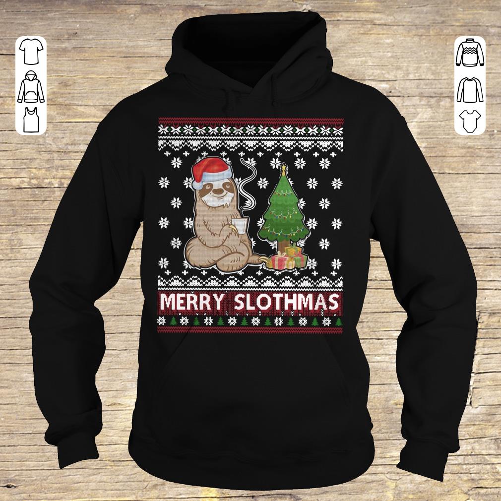 Original Merry Slothmas sweater shirt longsleeve Hoodie