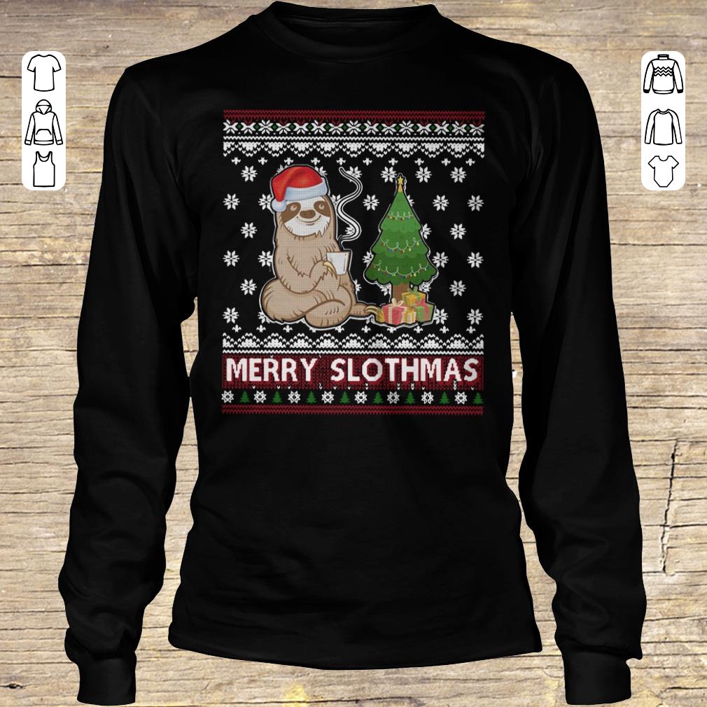 Original Merry Slothmas sweater shirt longsleeve Longsleeve Tee Unisex