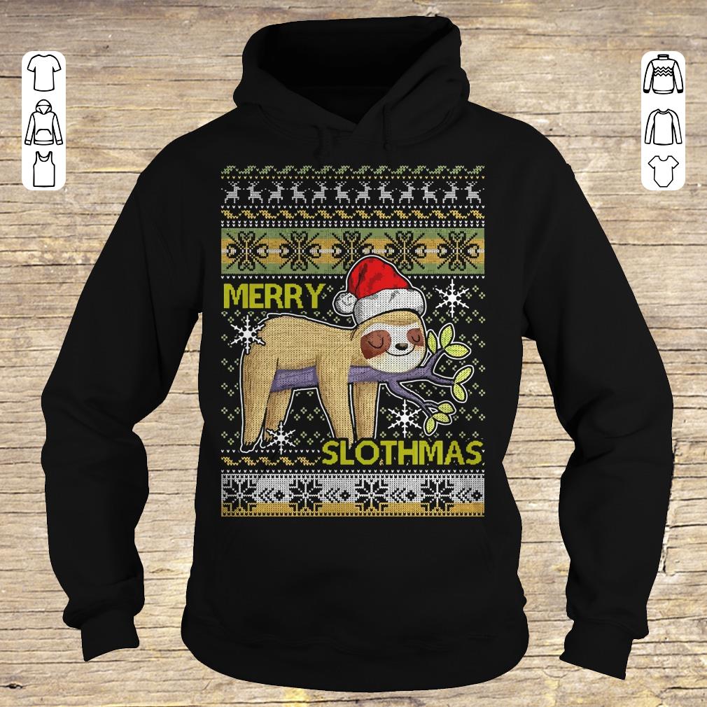 Original Merry Slothmas sweater shirt sweater Hoodie