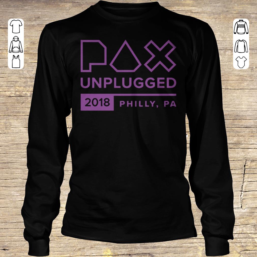 Original PAX Unplugged 2018 shirt Longsleeve Tee Unisex
