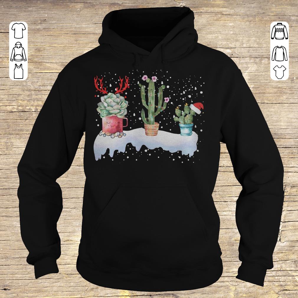 Premium Cactus Christmas shirt Hoodie