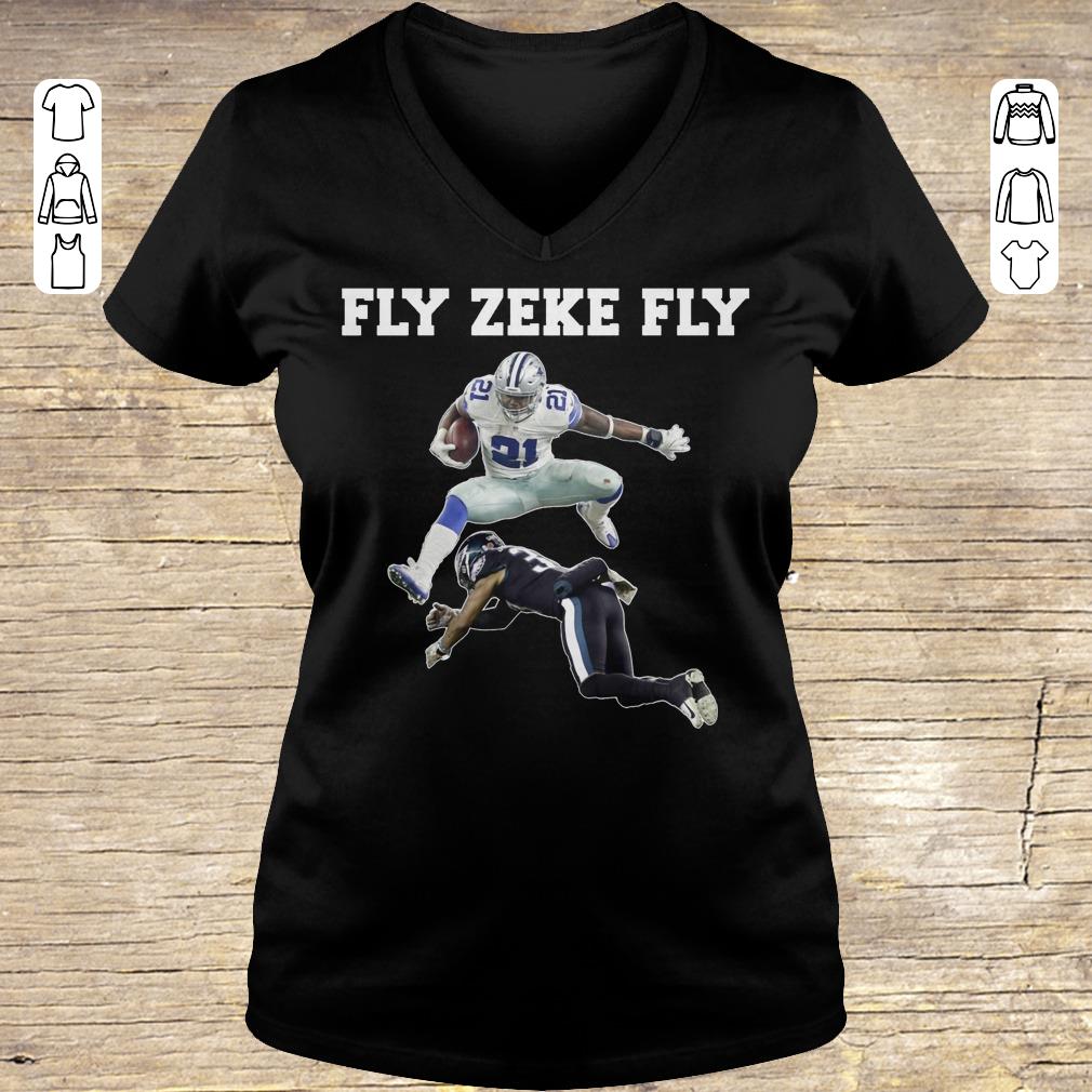Premium Fly Zeke Fly Shirt sweater Ladies V-Neck