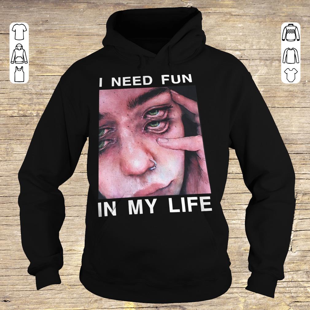 Premium I need fun in my life The Drums Surreal Glitchy shirt Hoodie