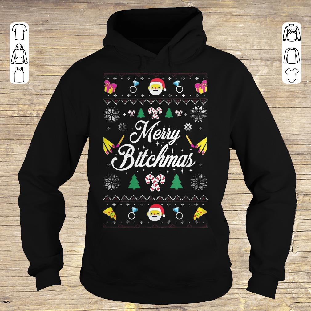 Premium Merry Bitchmas Sweater shirt Hoodie