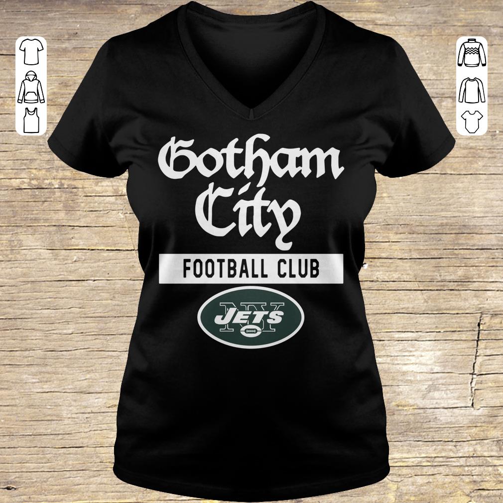 Premium New York Jets Gotham City Football club shirt Ladies V-Neck