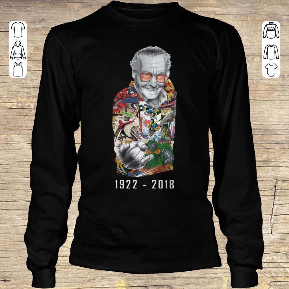 Premium RIP Stan Lee 1922-2018 shirt ladies t shirt Longsleeve Tee Unisex