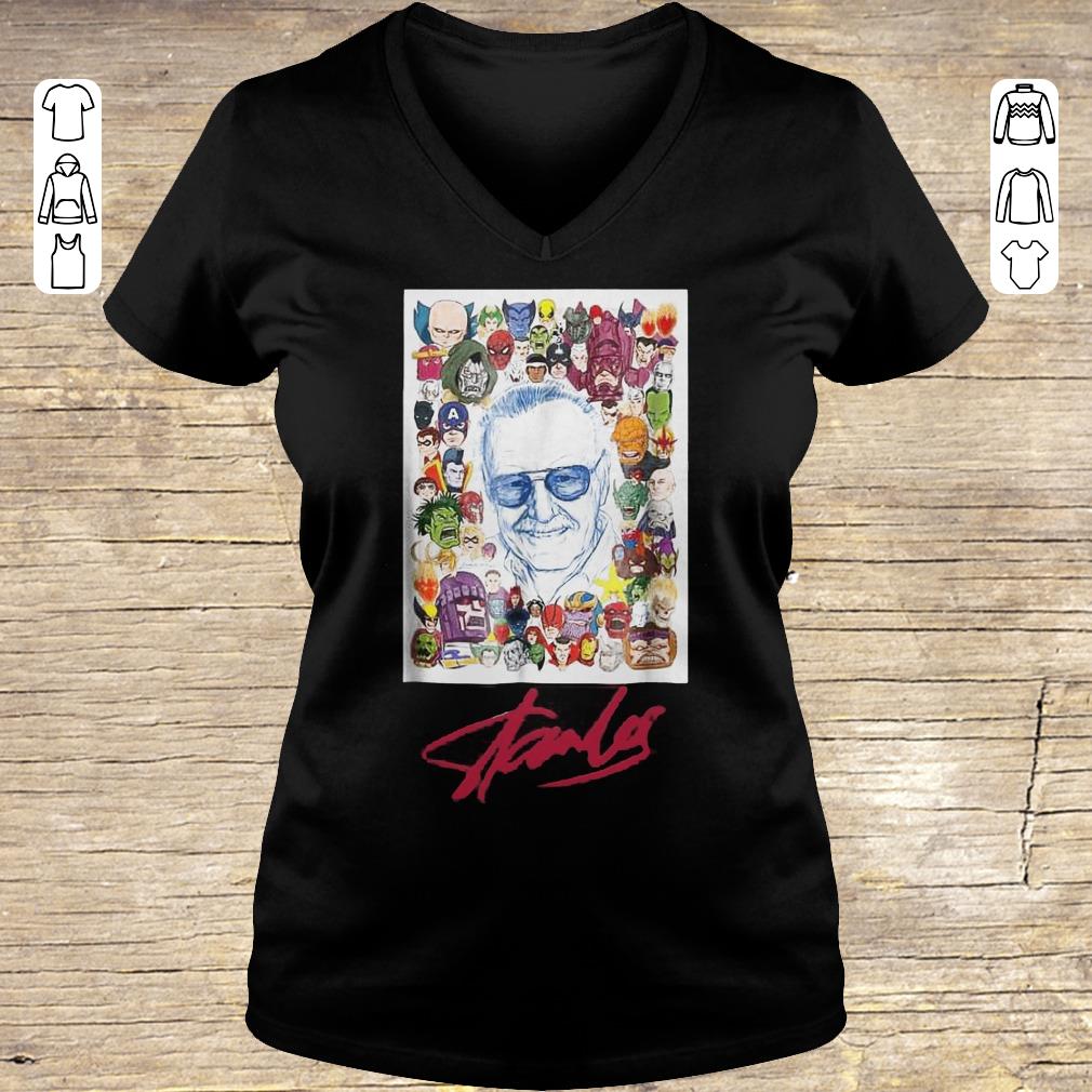 Premium Stan Lee Graphic shirt sweater Ladies V-Neck