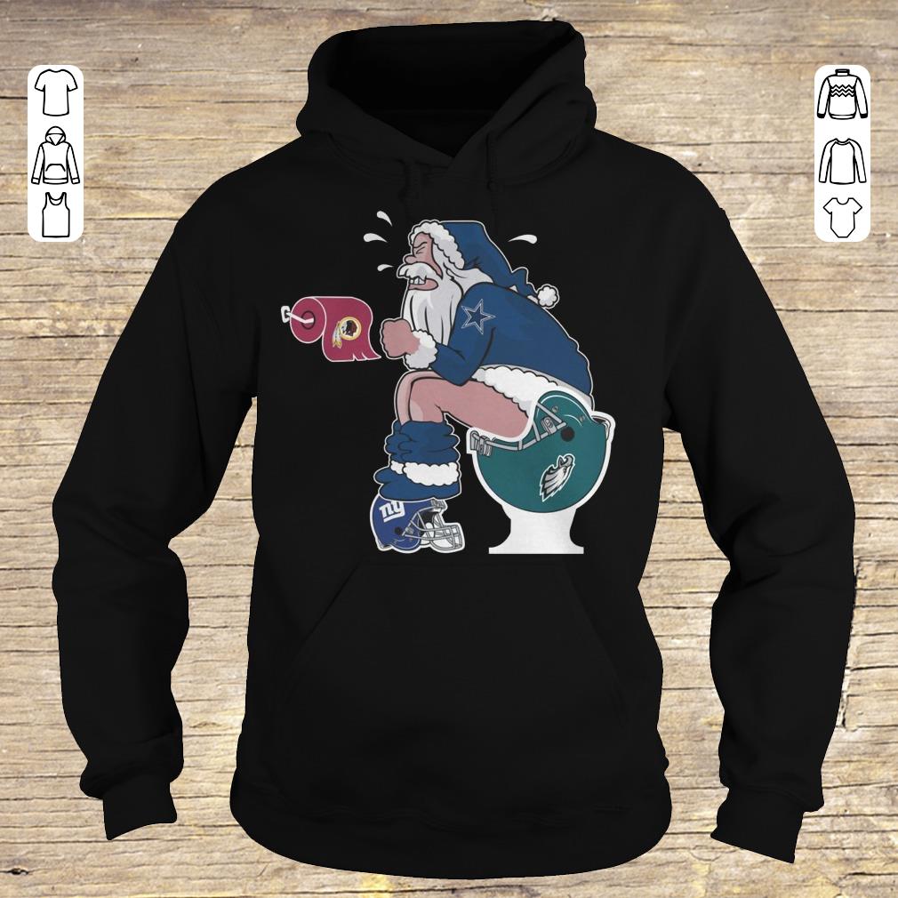 Top Dallas Cowboys Santa Claus Washington Redskins Toilet Paper shirt hoodie Hoodie
