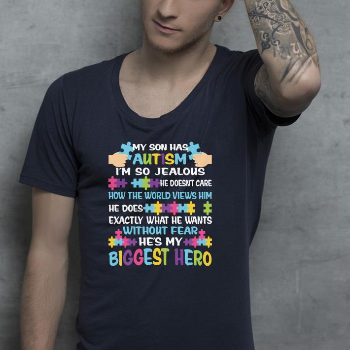 My son has autism shirt 2 My son has autism shirt