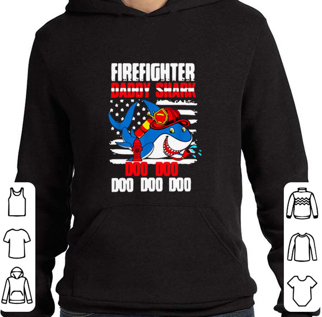 Pretty Firefighter Daddy Shark Doo Doo shirt 2 Pretty Firefighter Daddy Shark Doo Doo shirt
