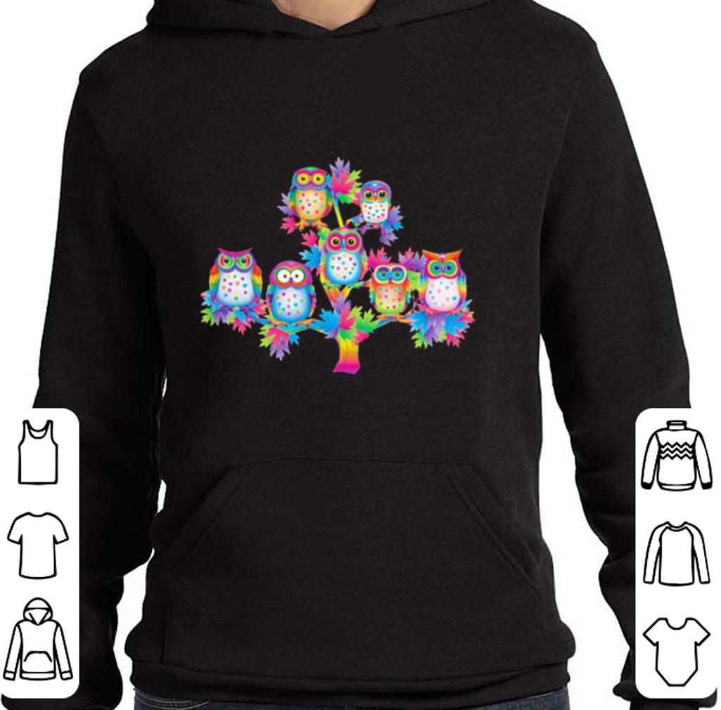 Nice LGBT Owl tree shirt 2 Nice LGBT Owl tree shirt