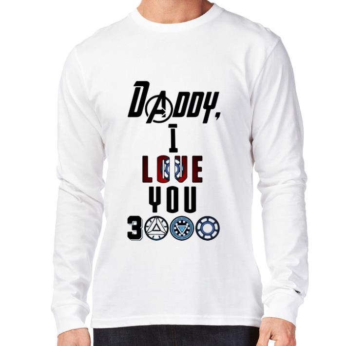 Official Avengers Endgame Daddy I love you 3000 shirt 6 Official Avengers Endgame Daddy I love you 3000 shirt