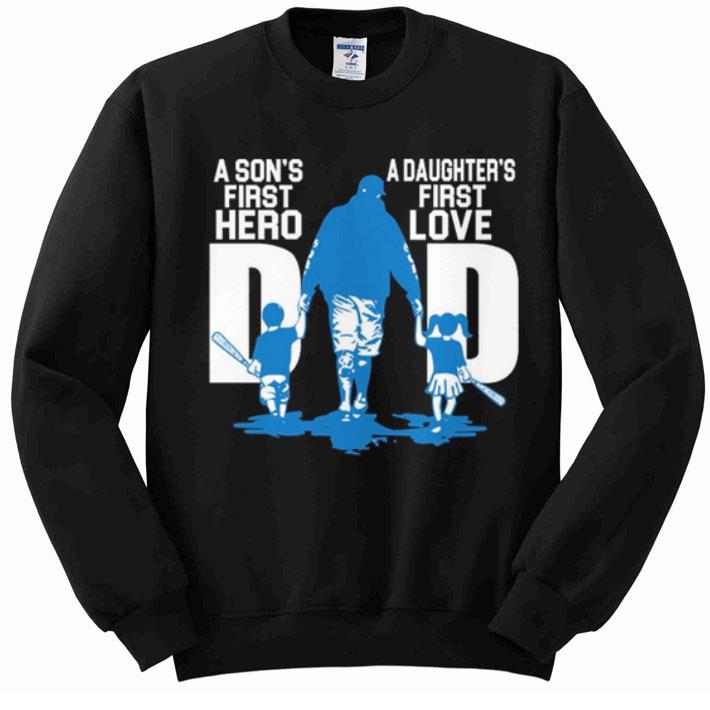 Pretty A son’s first hero dad a daughter’s first love shirt 2 Pretty A son’s first hero dad a daughter’s first love shirt