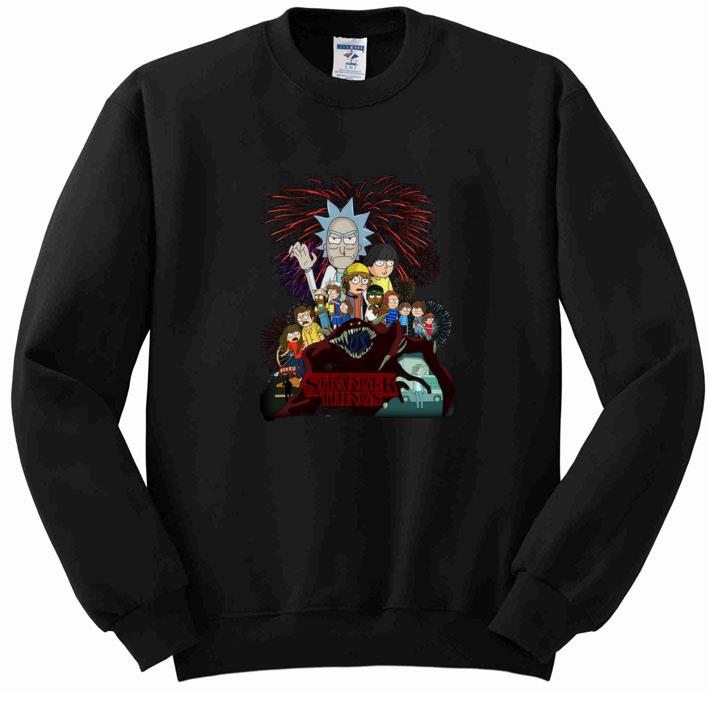 Original Rick and Morty version Stranger Things shirt 2 Original Rick and Morty version Stranger Things shirt