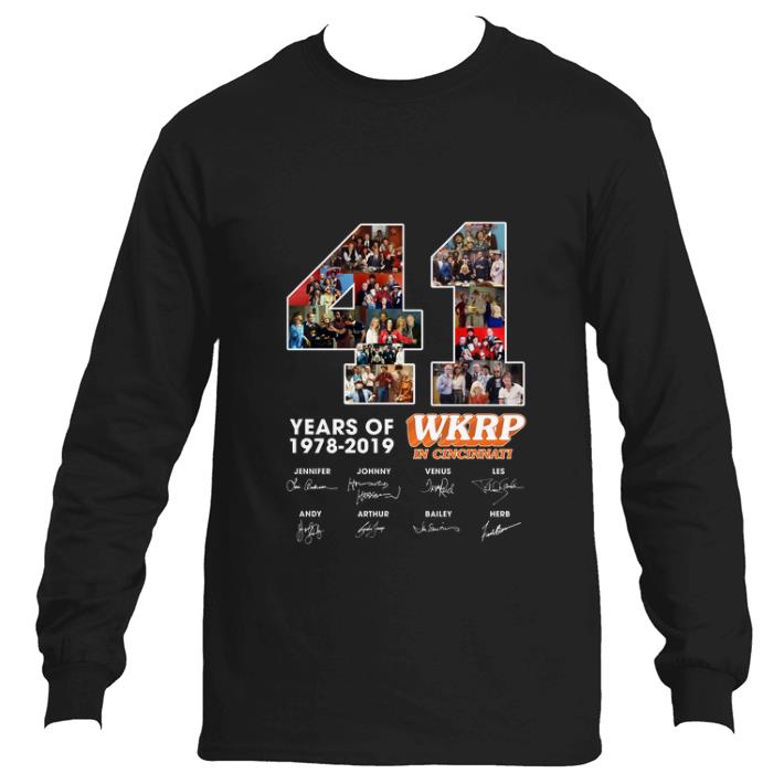 Pretty 41 Years Of WKRP in Cincinnati 1978-2019 Signatures shirt 2 Pretty 41 Years Of WKRP in Cincinnati 1978-2019 Signatures shirt