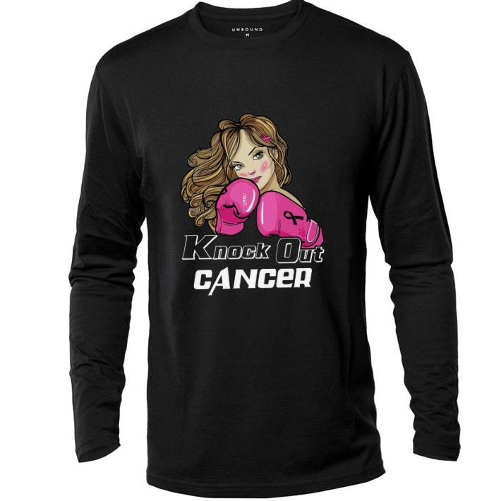 Pretty Girl Boxing knock out cancer shirt 2 Pretty Girl Boxing knock out cancer shirt