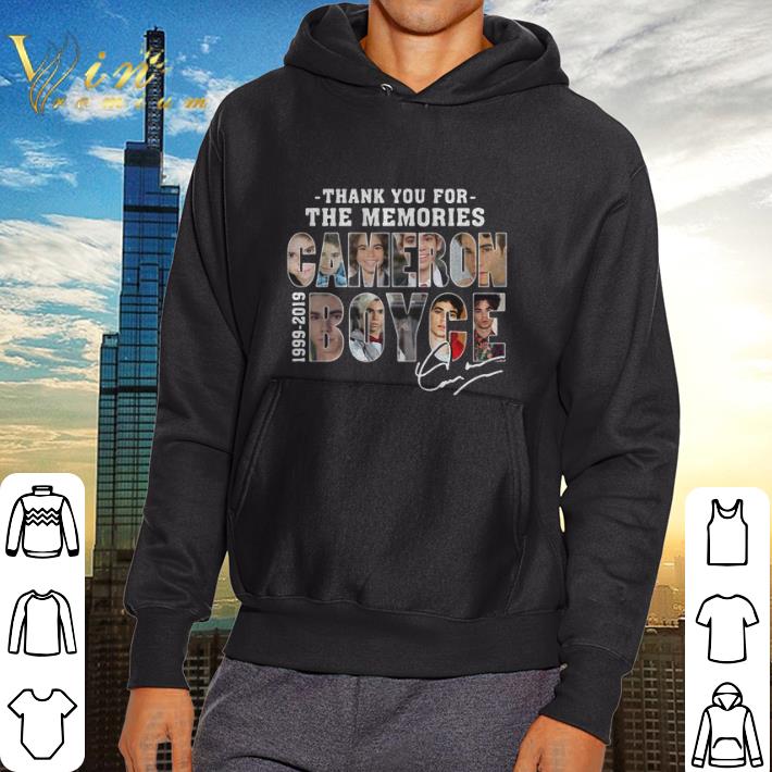 Awesome Thank you for the memories Cameron Boyce 1999-2019 signature shirt 2 Awesome Thank you for the memories Cameron Boyce 1999-2019 signature shirt
