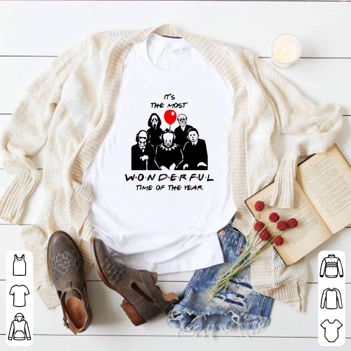 Awesome Horror movie characters it's the most wonderful time of the year shirt 2 Awesome Horror movie characters it's the most wonderful time of the year shirt