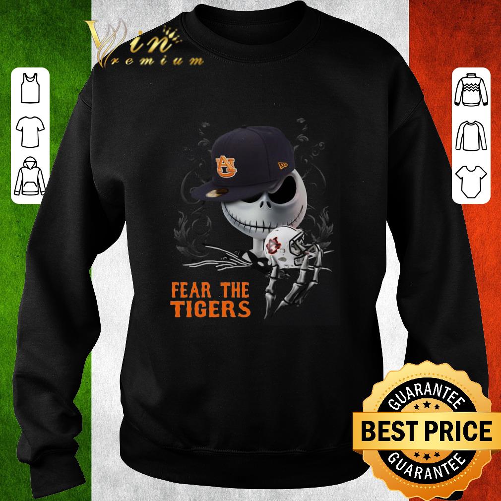 Awesome Jack Skellington Fear the Auburn Tigers shirt 6 Awesome Jack Skellington Fear the Auburn Tigers shirt