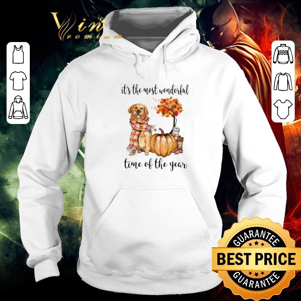 Hot Golden Retriever it's the most wonderful time of the year shirt 6 Hot Golden Retriever it's the most wonderful time of the year shirt