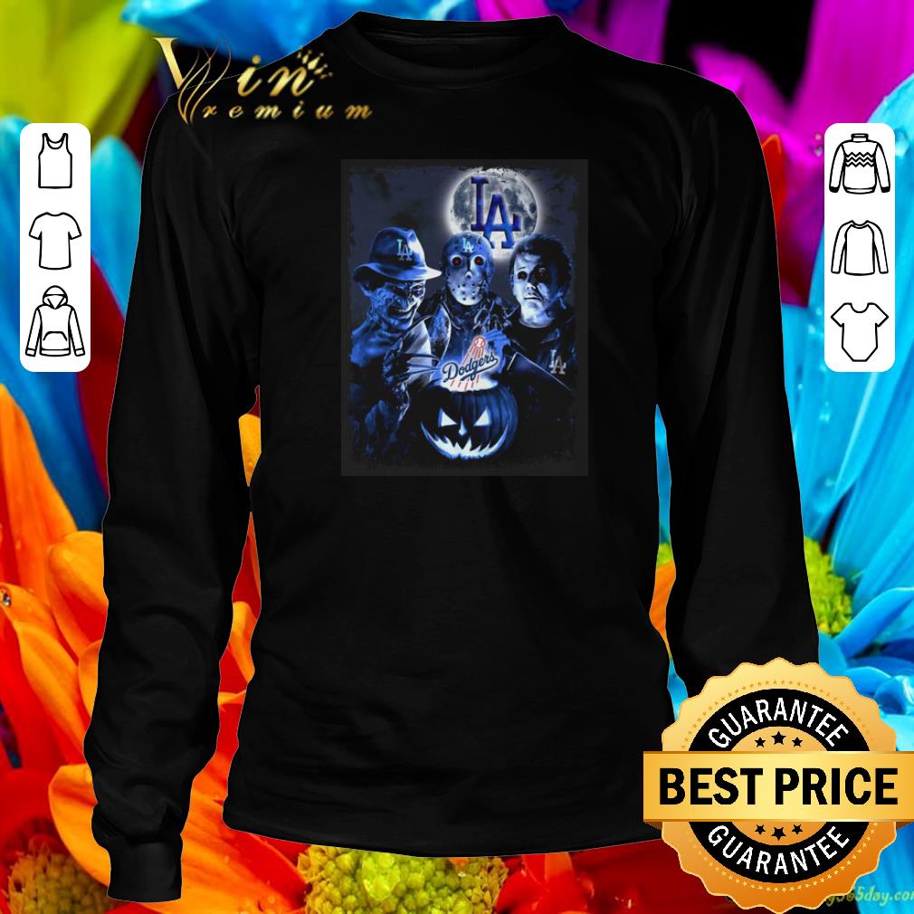 Nice Los Angeles Dodgers Horror film characters shirt 2 Nice Los Angeles Dodgers Horror film characters shirt