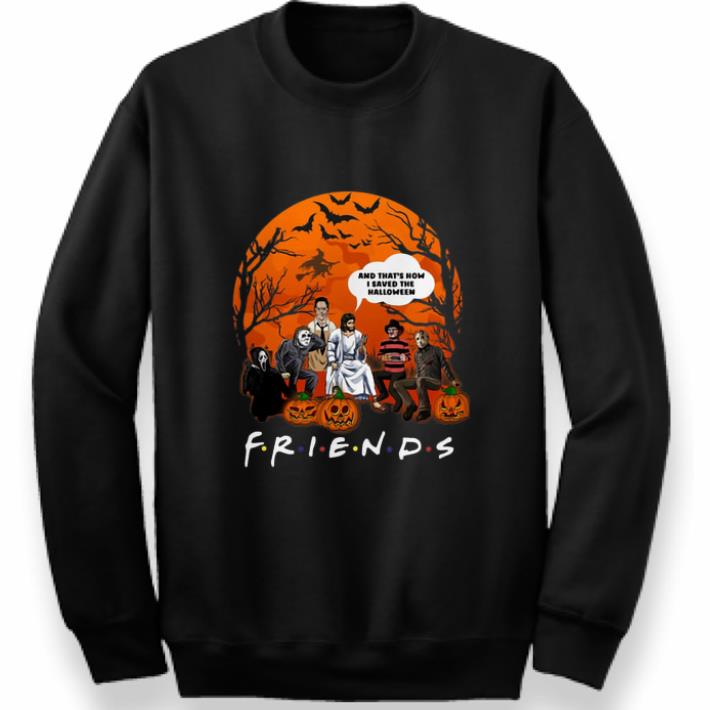 Original Friends horror characters jesus that's how I saved the halloween shirt 6 Original Friends horror characters jesus that's how I saved the halloween shirt