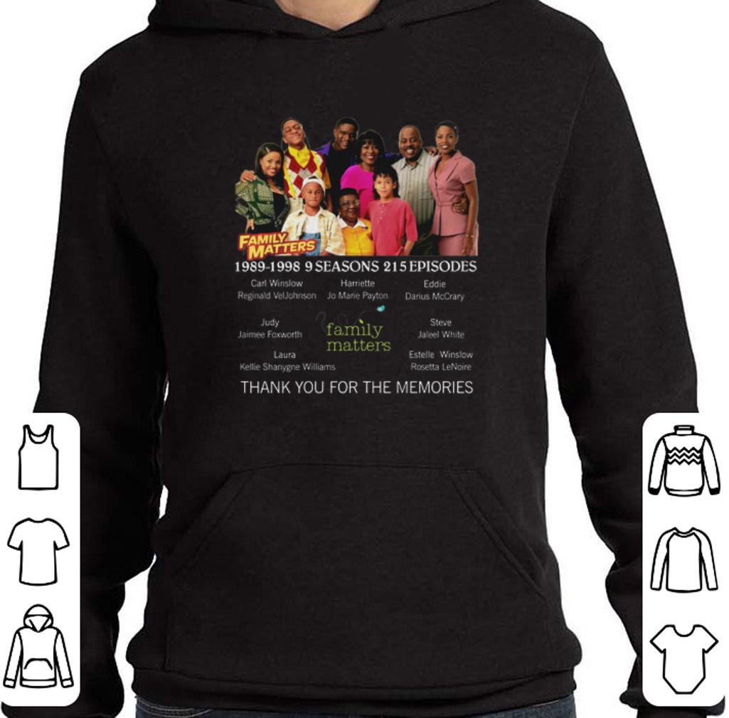 Premium Family Matters 1989-1998 9 seasons thank you for the memories shirt 6 Premium Family Matters 1989-1998 9 seasons thank you for the memories shirt
