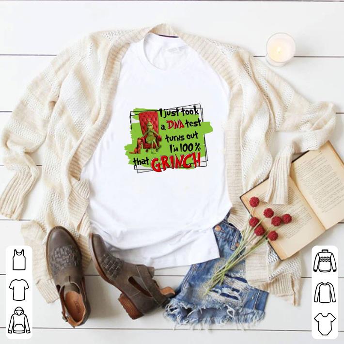 Premium Grinch i just took a DNA test turns out i'm 100% that Grinch shirt 2 Premium Grinch i just took a DNA test turns out i'm 100% that Grinch shirt