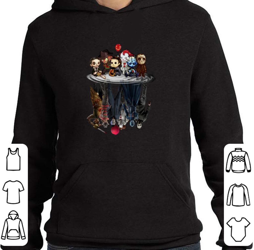 Premium Horror movie characters water mirror reflection shirt 2 Premium Horror movie characters water mirror reflection shirt