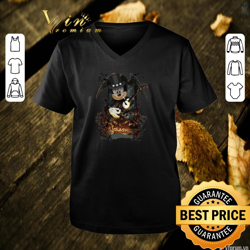 Premium Mickey Mouse Smoking Slash Pumpkin Halloween shirt 2 Premium Mickey Mouse Smoking Slash Pumpkin Halloween shirt