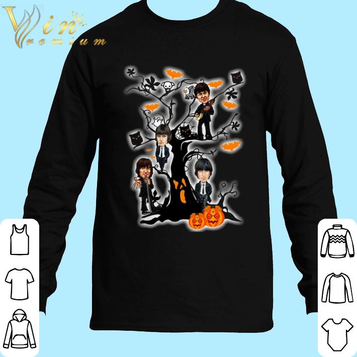 Pretty The Beatles ghost boo pumpkin on the tree Halloween shirt 6 Pretty The Beatles ghost boo pumpkin on the tree Halloween shirt