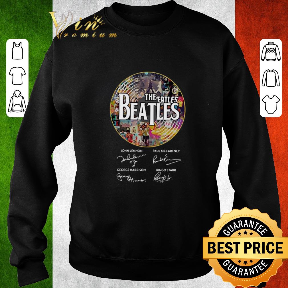 Awesome The Beatles The Eatles Disc Signatures shirt 2 Awesome The Beatles The Eatles Disc Signatures shirt