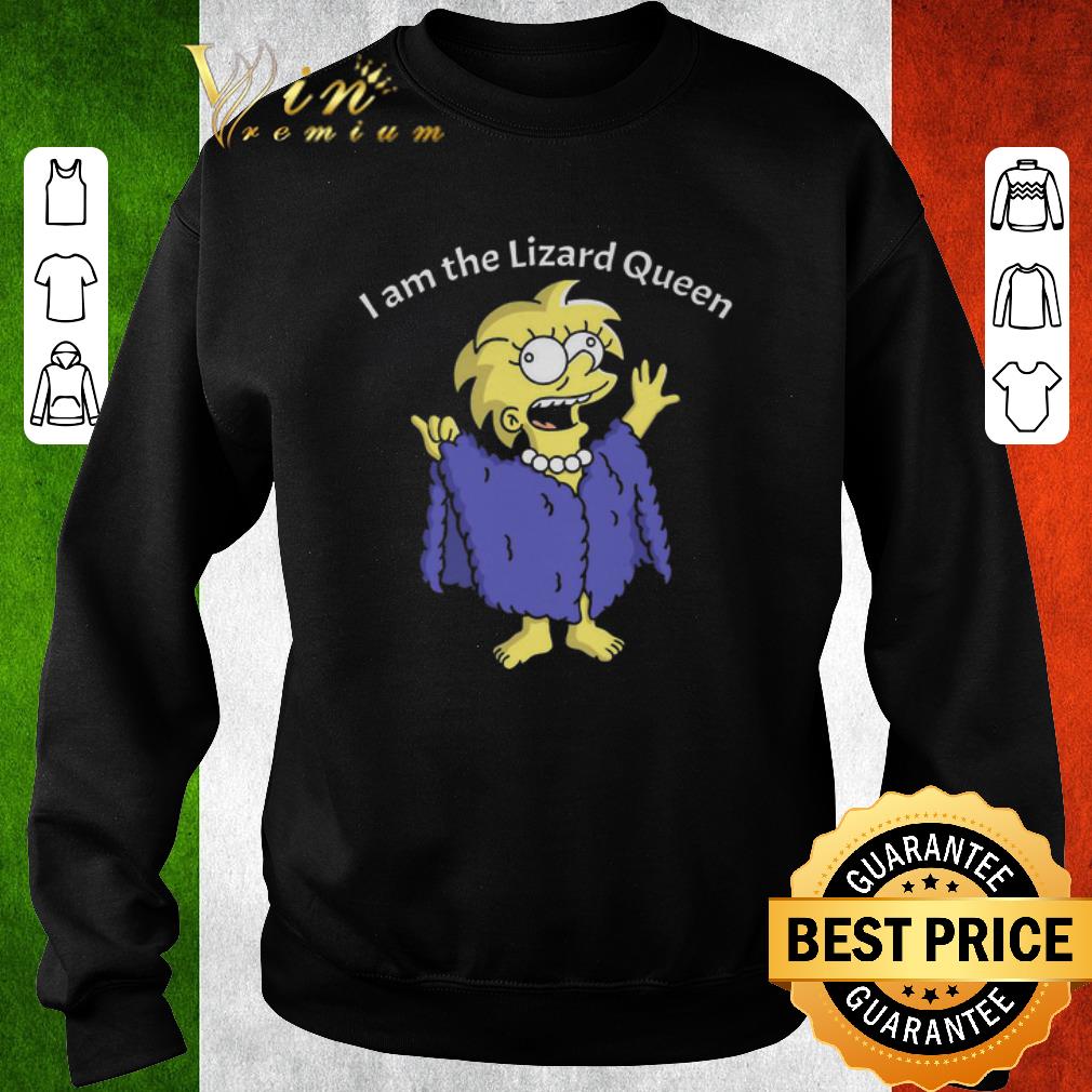 Funny The Simpsons I am the Lizard Queen shirt 2 Funny The Simpsons I am the Lizard Queen shirt