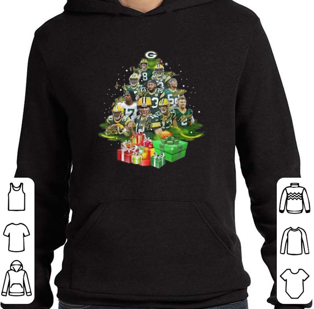 Nice Green Bay Packers Players Christmas Trees shirt 2 Nice Green Bay Packers Players Christmas Trees shirt