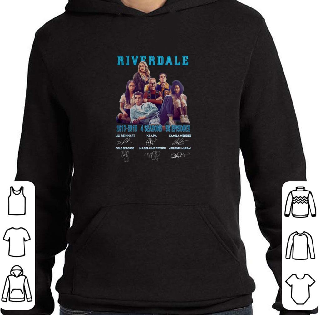 Nice Riverdale 2017-2019 4 seasons 58 episodes signatures shirt 2 Nice Riverdale 2017-2019 4 seasons 58 episodes signatures shirt