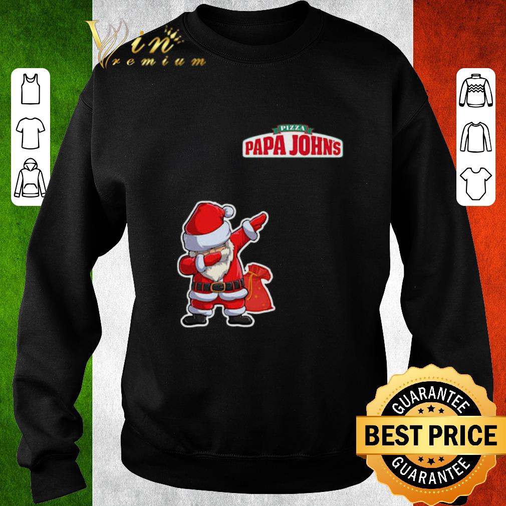 Official Dabbing Santa Pizza Papa John's shirt 2 Official Dabbing Santa Pizza Papa John's shirt
